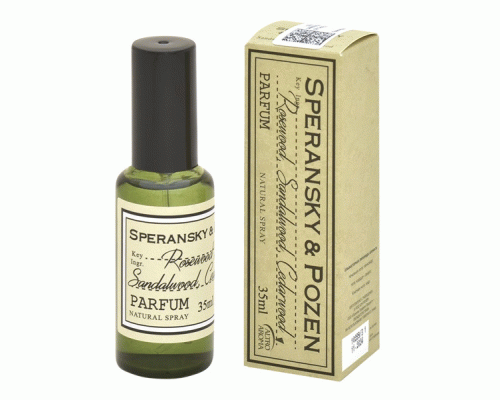 Духи женские  35мл SPERANSKY & POZEN ROSEWOOD, SANDALWOOD, CEDARWOOD (315 016)