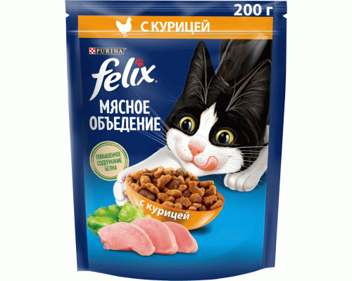 Felix 200г Мясное объедение с курицей (289 127)