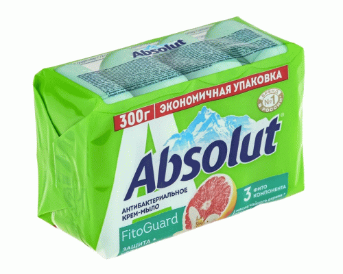 Мыло Absolut FitoGuard 4*75г грейпфрут и бергамот (У-24) (318 137)