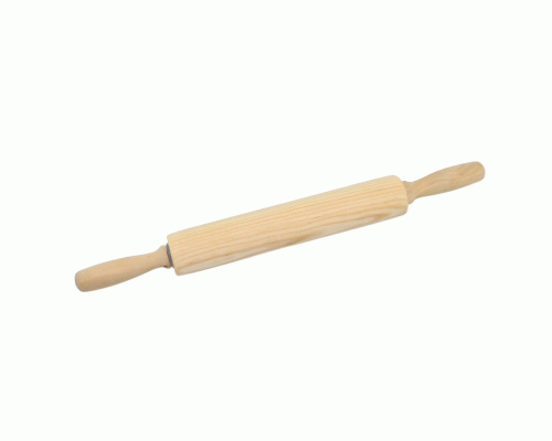 Скалка деревянная 42см с вращающимися ручками (317 905)