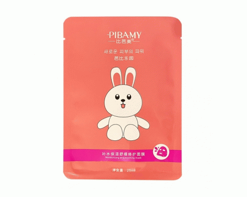 Маска для лица тканевая Pibamy увлажняющая Зайка (318 797)