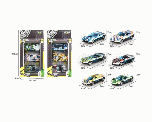 Игровой набор Транспорт 3шт 10*3*19,5см (319 327)