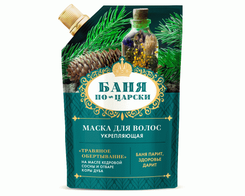 Маска для волос Баня по-царски  100мл Травяное обертывание (319 118)