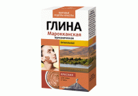 Глина косметическая 100г красная Марокканская Вулканическая (319 116)