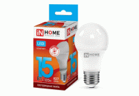 Лампа светодиодная In Home 15Вт 230В Е27 4000К 1430Лм LED-A60-VC (319 142)